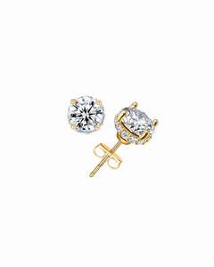 Earrings: Luminous Stud Earrings Gold
