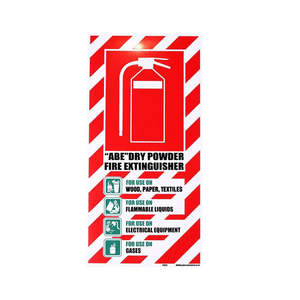 Flamefighter Fire Safety: ABE Dry Powder Extinguisher Blazon