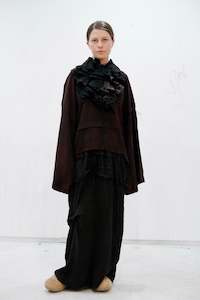 Fashion: Silk Ruffle Neckpiece