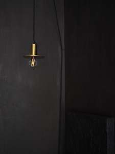 Brass: Hanging Light - Brass Gold or Black