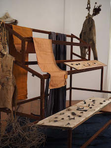 Scarf - 1930s Japanese vintage bag's textile - Hisako