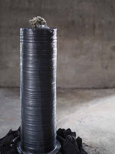 Iza Lozano: Water Fountain with Pyrite