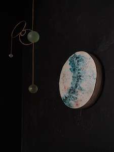 David Austin: Raku Plinth / Wall art  - Te Wheiao