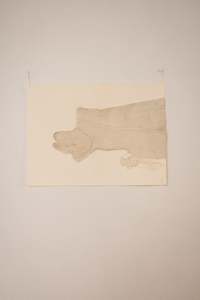 Untitled, Suede Dress Glove, Glue 2022