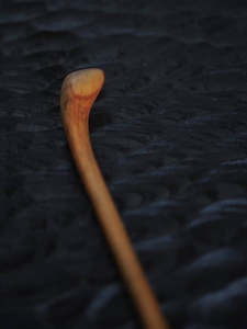 Spalted poplar wood binyeo hairstick