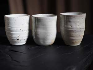 Tea/coffee cups with a dimple ver.2