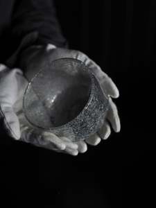 Glass Sculpture, 'Collecting Photos' Ver.6