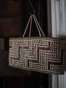 Kiriana Oconnell: Poutama (Steps of learning/attainment - brown and natural)