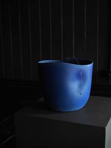 Medium Blue Vessel