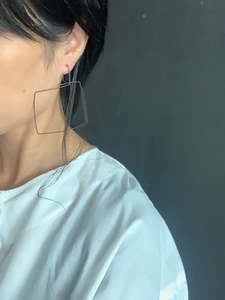 Earrings - Oxidised Sterling silver