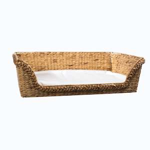 Sleep Dog: Water Hyacinth Dog Basket