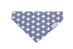 Bandanas Hats Scarves And Snoods: Slip On Grey Crosses Bandana