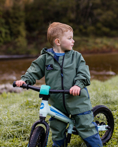 Products: Rainjacket - Sage - Kids Outdoor Clothing NZ - Puddle Jumpers