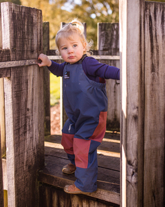 Products: Original Overalls - Ochre - Kids Outdoor Clothing NZ - Puddle Jumpers