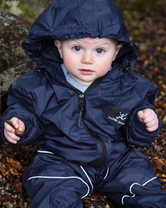 Extreme Dryshell Splashsuit - Navy - Kids Outdoor Clothing NZ - Puddle Jumpers