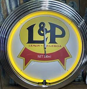 L & P Vintage Neon Clock -NENC-025