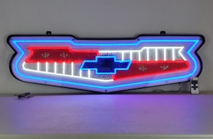 Neon Signs: Chevrolet Grill LED Flex Neon Sign  NEA-072