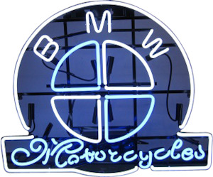BMW Motorcycles Neon Sign - NEM-227
