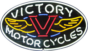 Victory Motorcycles Neon Sign - NEM-168