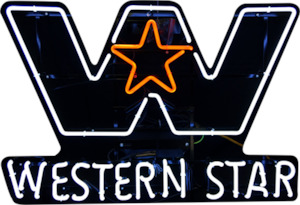 Truck Agriculture Signs: Western Star Neon Sign - NET-313