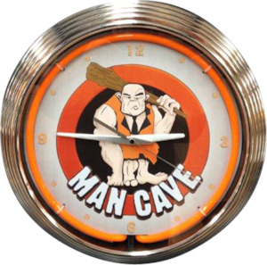 Nostalgia Clocks: Man Cave Neon Clock - NENC-138