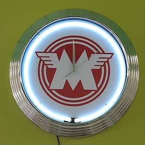 Motorcycle Clocks: Matchless Neon Clock - NENC-532