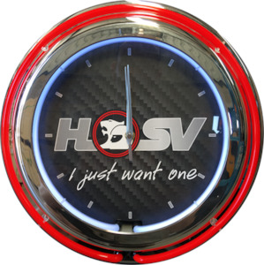 Double Tube Clocks: HSV Double Tube Neon Clock -NENC-608