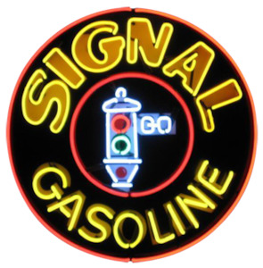 Petrol Oil Signs: Signal Gasoline Neon Sign - NEP-185