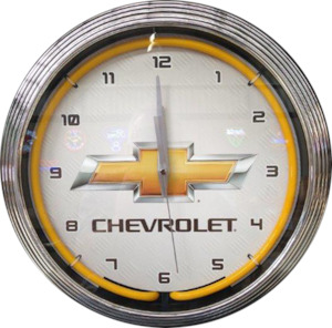 Clock Chev: Chevrolet Neon Clock -NENC-107