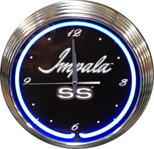 Impala SS Neon Clock - NENC-108