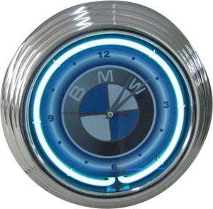 Clock Uk European: BMW Neon Clock - NENC-10