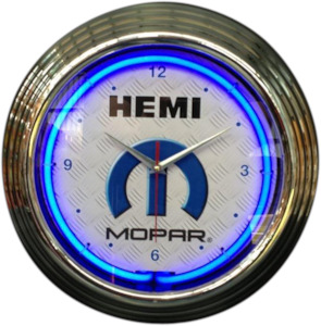 Clock Mopar: Hemi Mopar Neon Clock - NENC-100