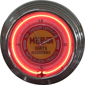 Clock Mopar: Mopar Parts Accessories Neon Clock - NENC-13