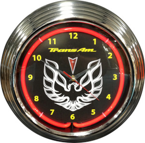 Clock Holden: Trans Am Neon Clock - NENC-122