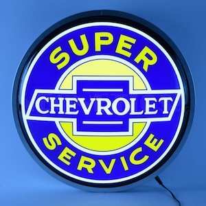 Sign Chev: Chevrolet Illuminated LED Dome Sign - NED-005