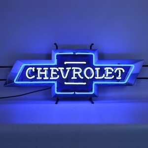Sign Chev: Chevrolet Bowtie Neon Sign - NEA-043