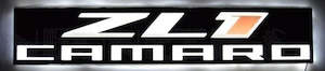 Sign Chev: ZL1 Camaro Slim Line LED Sign - NEA-044