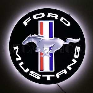 Sign Ford: Ford Mustang Slim Line LED Sign - NEA-057