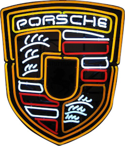 Sign Uk European: Porsche Neon Sign - NEA-061