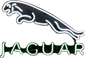 Sign Uk European: Jaguar Neon Sign - NEA-304