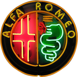 Alfa Romeo Neon Sign - NEA-004