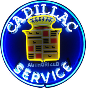 Sign Holden: Cadillac Service Neon Sign - NEA-018