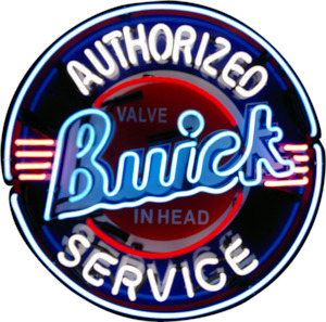 Sign Holden: Buick Authorized Service Neon Sign - NEA-005