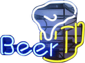 Sign Alcohol: Beer Neon Sign - NEBS-205