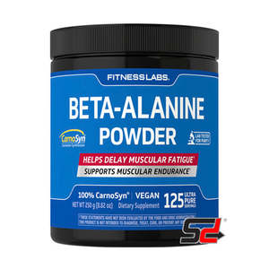 Pre Workout 1: Fitness Labs | Beta Alanine Powder, 2000 mg, (250 g) Bottle