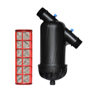 Inline Filter 130 Micron Angled Y Type: 2" Inlet/Outlet with Screen