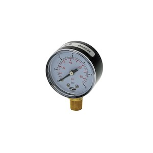 50mm Plastic display side entry 8mm Pressure Gauge - Pump