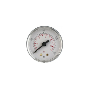 50mm Plastic rear entry 1/4 Pressure Gauge - Pump