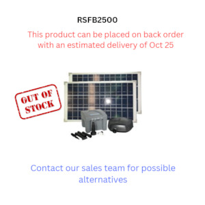 Reefe RSFB2500 - Solar Pond Pump with Battery Back-up - Pump