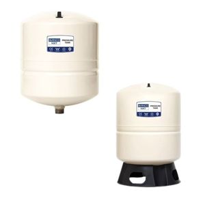 Products: Bianco Pressure Tank Litre Vertical Almond 4 Bar Pre-Charge - Pump